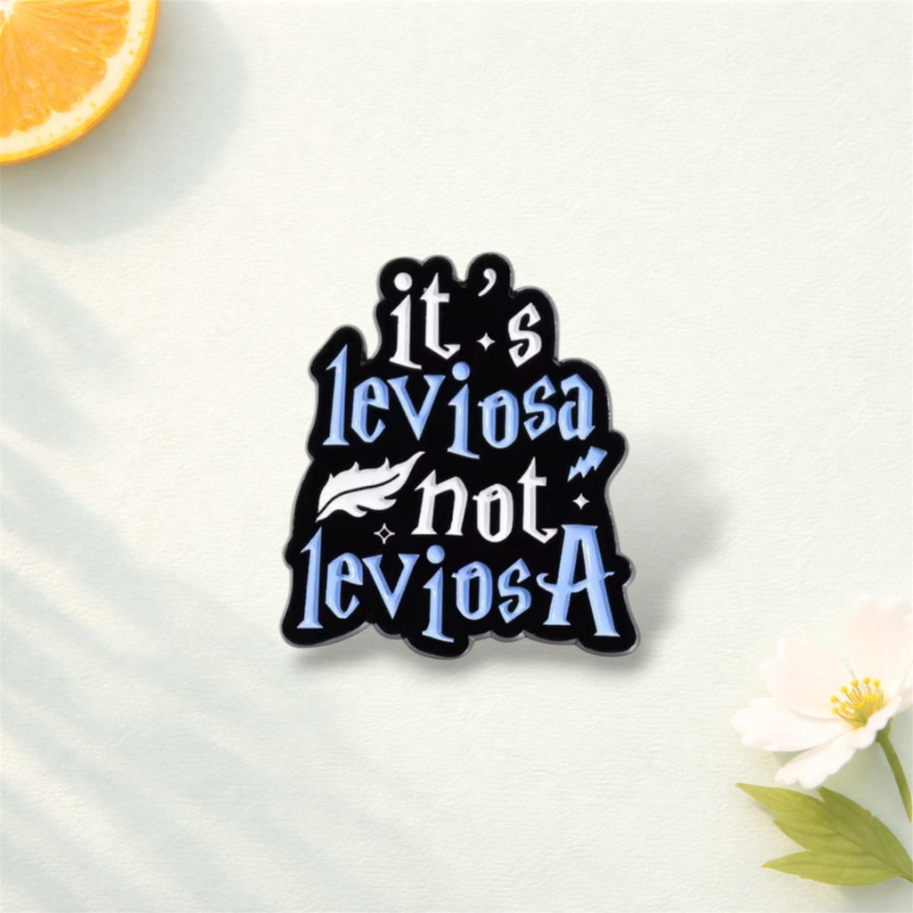 Magic Broom Enamel Pins Funny Brooches Lapel Badges Custom Metal Pins Jewelry Gift for Kids Friends