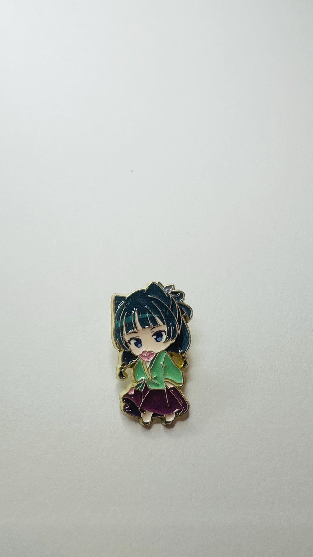 Cartoon Anime Manga Character Enamel Pins Cosplay Anime Girl Cat Figure Lapel Brooch