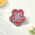 Enamel Girl Read Your Bible Pin Feminism Faith Brooch Lapel Badge Backpack Clothes Accessories