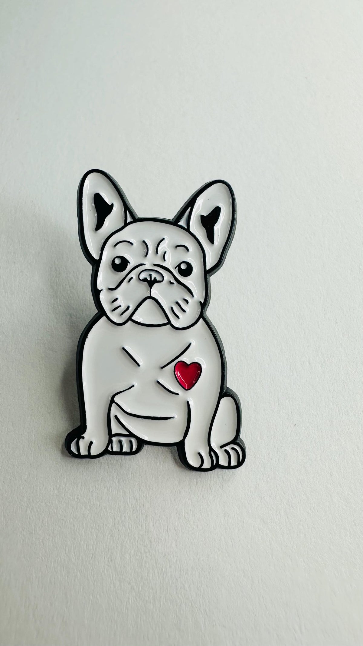 Cute Bulldog Enamel Pin – Cartoon Dog Brooch – Animal Lapel Badge for Clothes, Backpack & Jewelry Gift