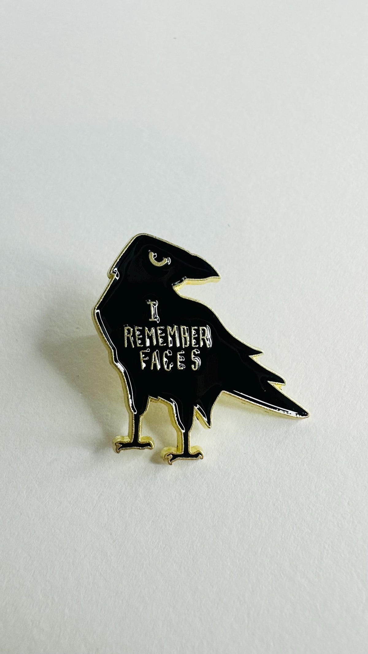 Punk Crow Enamel Pin Gothic Raven Skull Brooch Dark Starry Badge Custom Lapel Pin Bag Clothes Accessory Jewelry Gift Friends