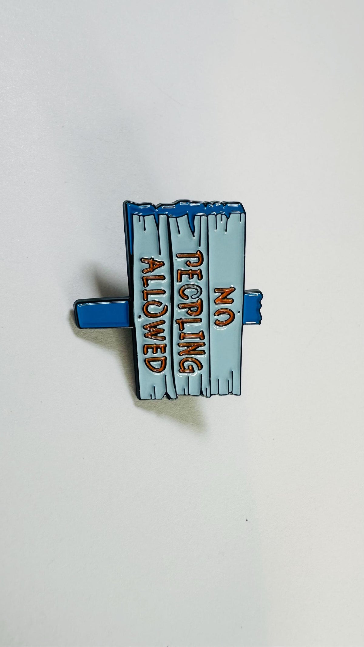 Sorry My Social Anxiety Says No Enamel Pin – Funny Introvert Quote Brooch – Mental Health Humor Lapel Badge – Relatable Jewelry Gift