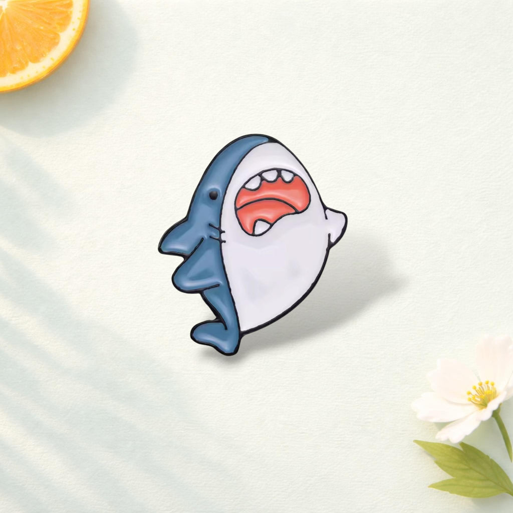 Animal Enamel Pins Whale Shark Cat Octopus Brooch Set Lapel Badge Hat Backpack Custom Accessories Gift for Women and Children