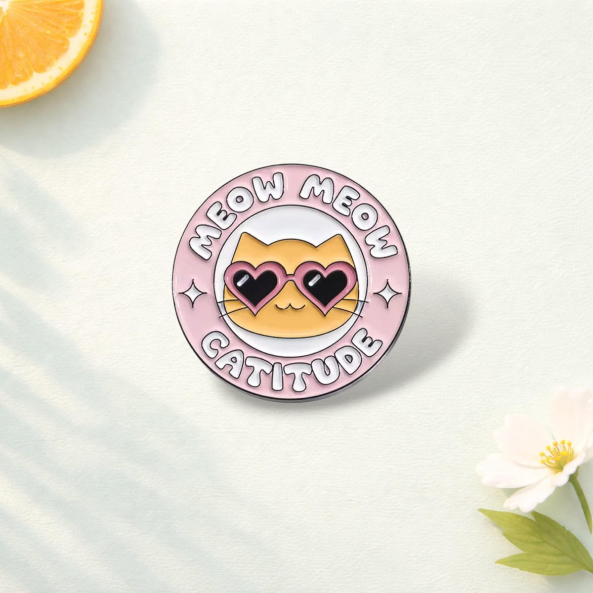 Jar Anti Depressants Cats Enamel Pin Brooch Badge Bottle Certified Cat Gift Jewelry Lady Meow Catitude Animal Pill Mental Heath