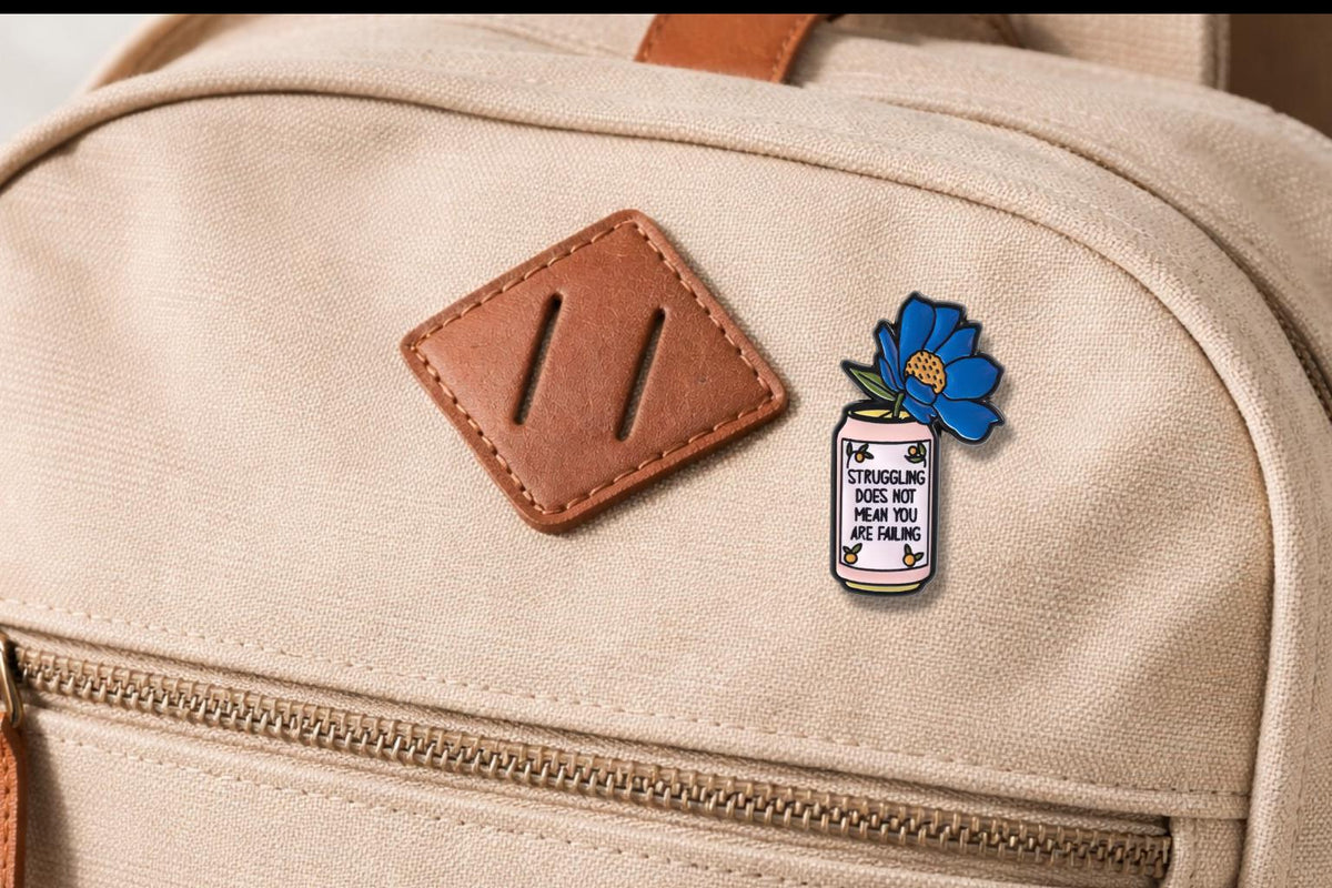 Emotional Healing Enamel Pin – It’s Gonna Be Okay Comfort Support Brooch – Mental Health Encouragement Lapel Badge – Self Care Gift Jewelry