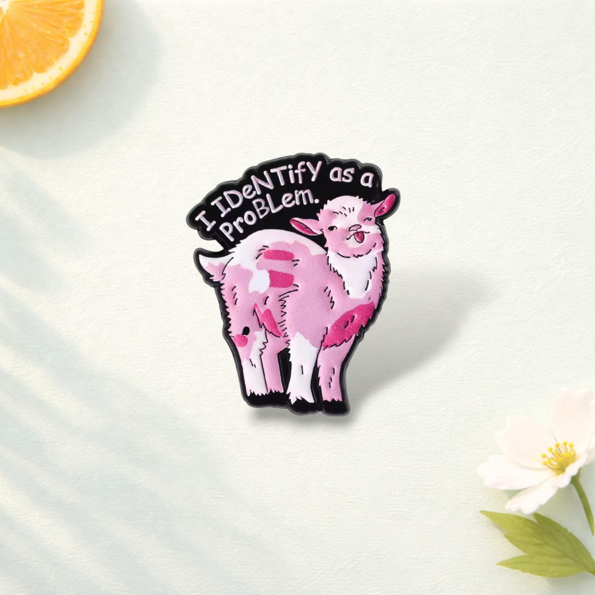 Funny Witch Frog Enamel Pin Cartoon Animal Quote Brooch Mouse Sheep Lapel Badge Jewelry Gift for Friends