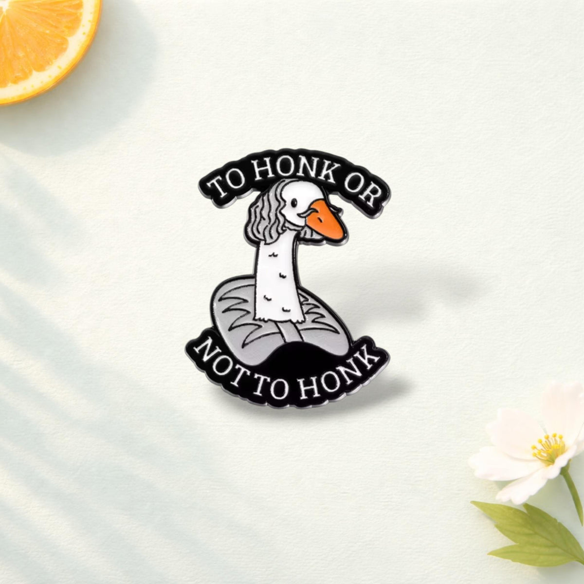 Cute Ducktor Goose Enamel Pin Cartoon Animal Doctor Brooch Funny Goose Lapel Badge Backpack Jewelry Gift for Friends