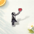 Creative Couple Enamel Pin Metal Badge Personality Fashion Brooch Cute Relationship Gift Backpack Clothing Hat Accessory