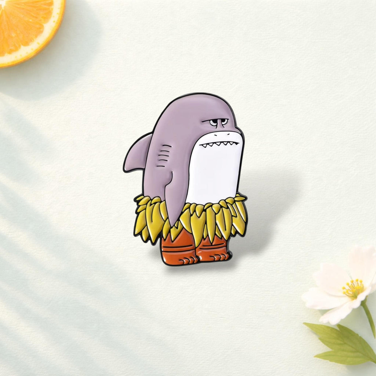 ALOHA Hawaii License Plate Enamel Pin Island Scenery Shark Brooch Lapel Badge Backpack Jewelry Gift for Friends