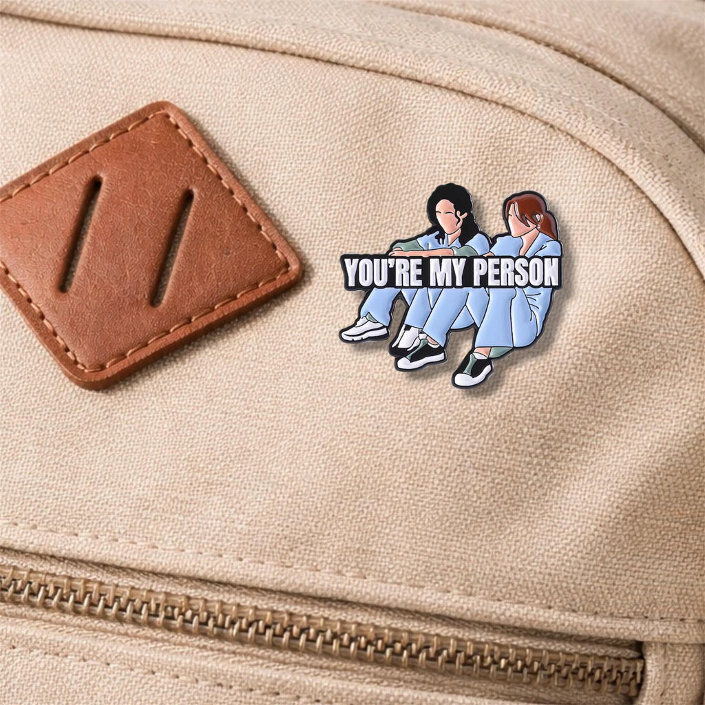 It Is a Beautiful Day to Save Lives Enamel Pin – Medical Drama Quote Brooch – Funny Doctor Nurse Lapel Badge – Healthcare Gift Jewelry
