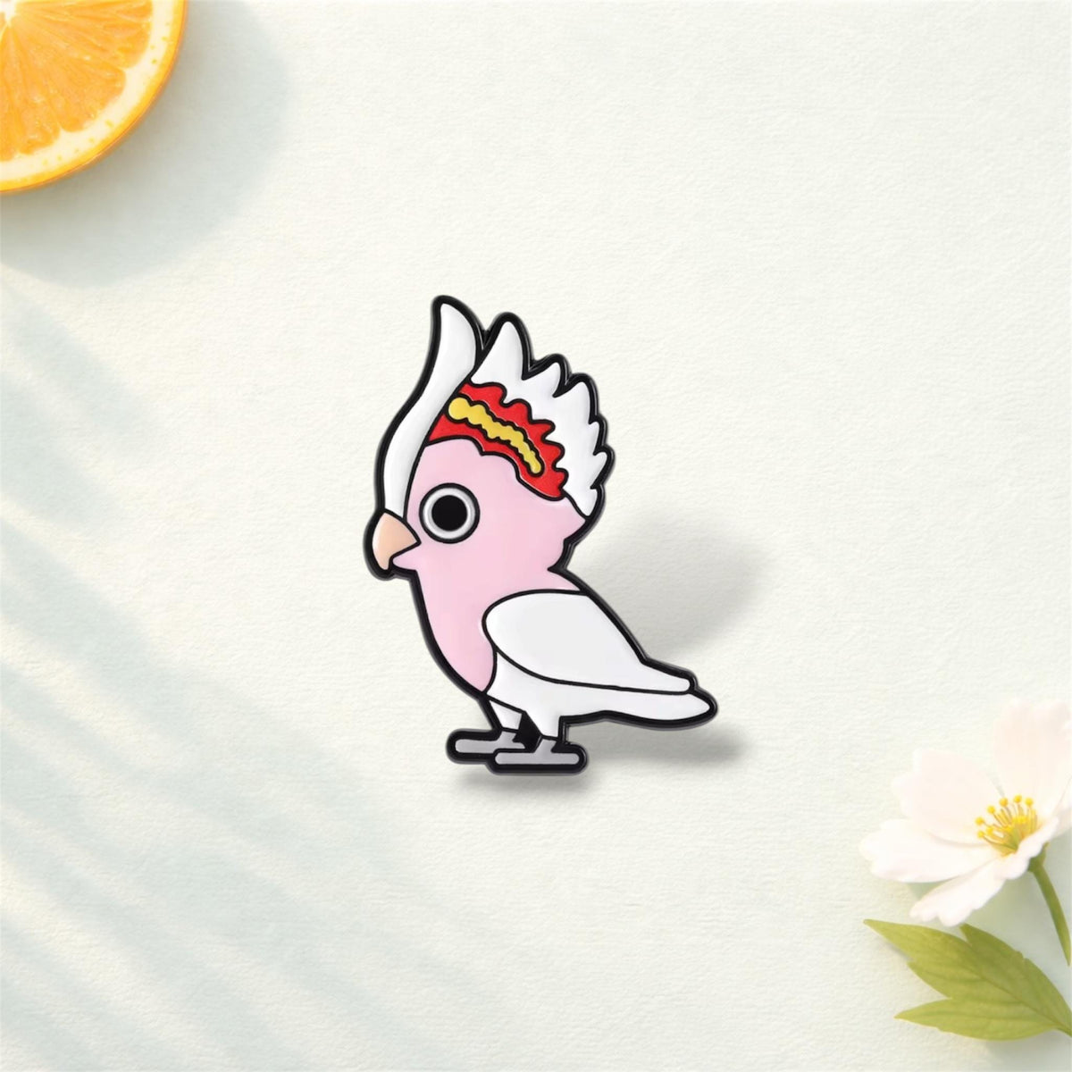 Cartoon Animal Parrot Enamel Pins Macaw Cockatoo Cockatiel Bird Brooch Lapel Backpack Badge Jewelry Gift