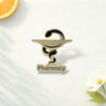 Medical Caduceus Enamel Pin Dentist Nurse Vet Pharmacy Symbol Brooch Lapel Badge Jewelry Gift for Friends