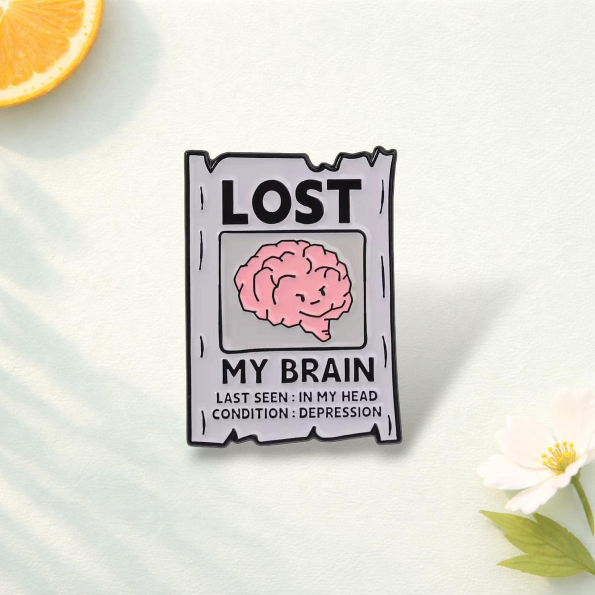Brain Enamel Pin Set Funny Mental Health Badge Gym Fitness Brain Brooch Science Lover Gift Lapel Pin Creative Jewelry Backpack