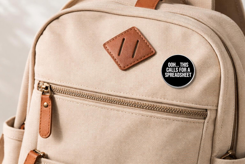 Oooh This Calls for a Spreadsheet Enamel Pin Funny Accountant Quote Brooch Office Humor Lapel Badge Jewelry Gift for Work