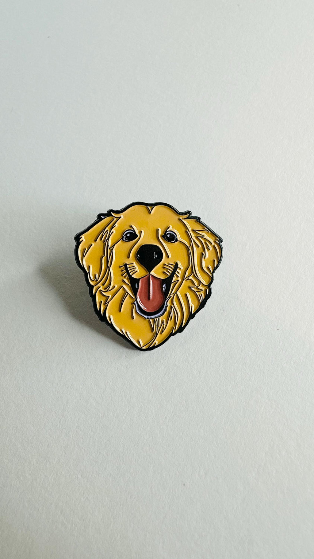 Golden Retriever Dog Enamel Pin Cute Cartoon Guard Dog Brooch Animal Lover Gift Lapel Badge Jewelry Accessories