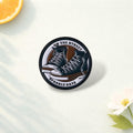 Canvas Shoes Enamel Pin Skeleton Skull Hands Punk Style Brooch Lapel Badge Jewelry Gift for Friends and Fans