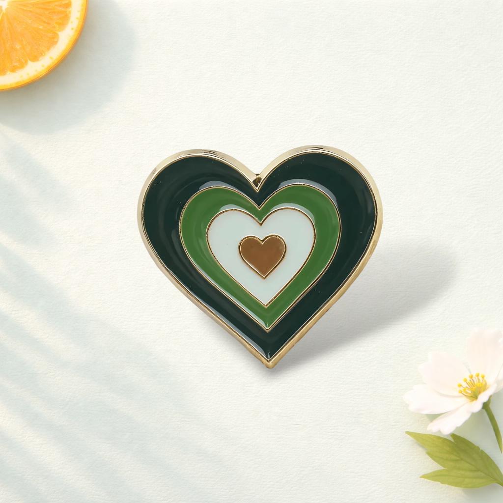 Colorful Heart Enamel Pin Cute Heart Brooch Cartoon Lapel Pin Kawaii Jewelry Backpack Hat Clothing Accessory Gift for Her