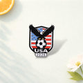 USA Soccer 2026 Enamel Pin – Road to United States Metal Badge – Bald Eagle Football Lapel Brooch Sports Gift