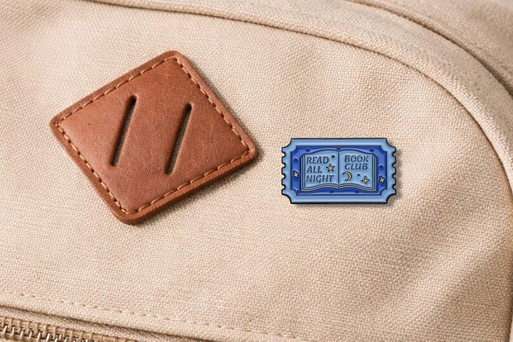 Stamp Bookmark Ticket Enamel Pin Cartoon Book Club Collection Brooch Backpack Collar Badge Lapel Jewelry Gift for Friend