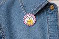 Sorry My Social Anxiety Says No Enamel Pins Social Introvert Quote Brooch Lapel Badge Jewelry Gift