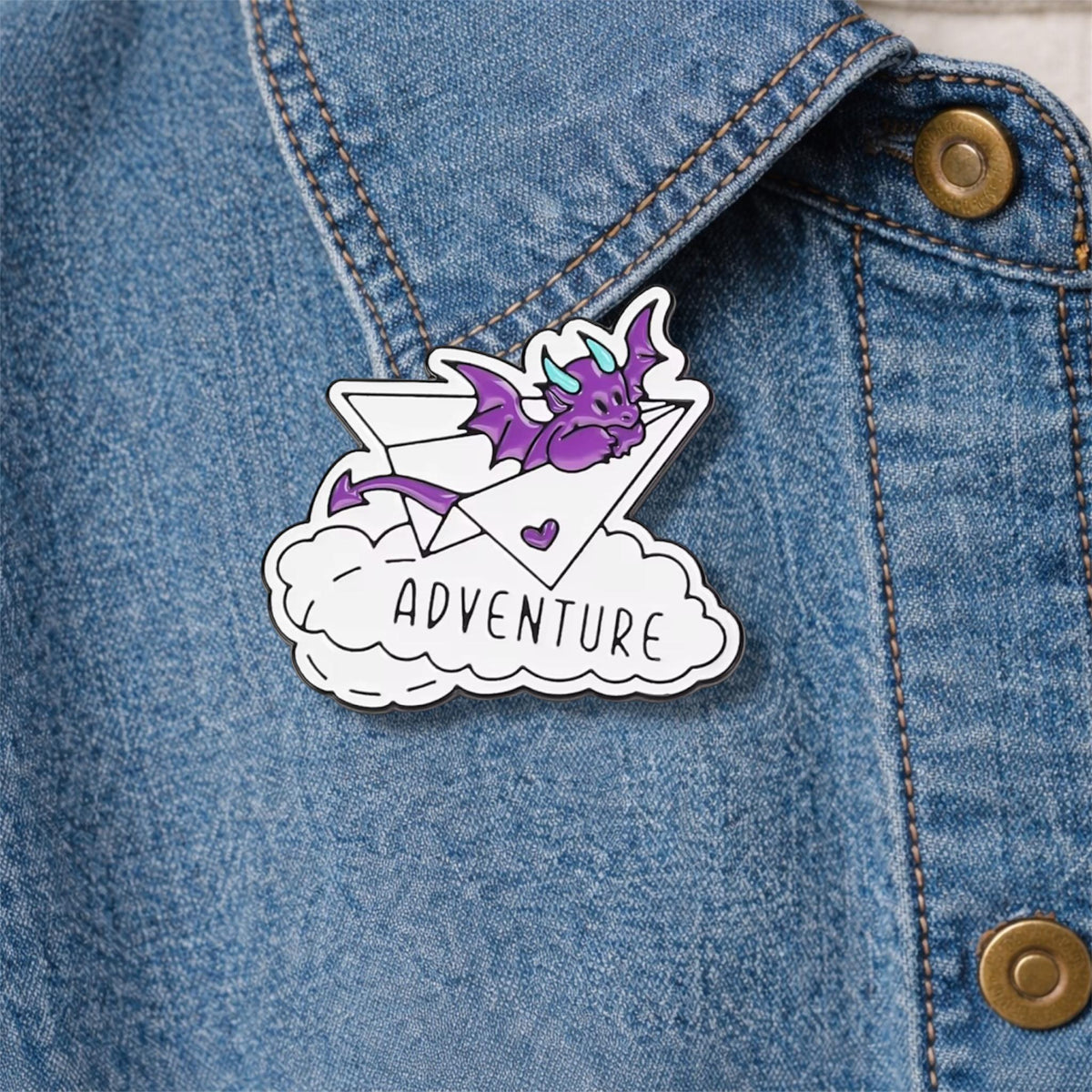Work Hard Travel Harder Enamel Pins Earth Paper Airplane Adventure Theme Lapel Brooch