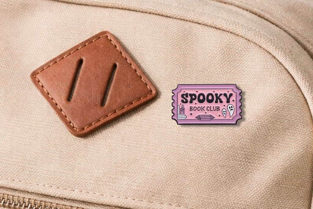 Stamp Bookmark Ticket Enamel Pin Cartoon Book Club Collection Brooch Backpack Collar Badge Lapel Jewelry Gift for Friend