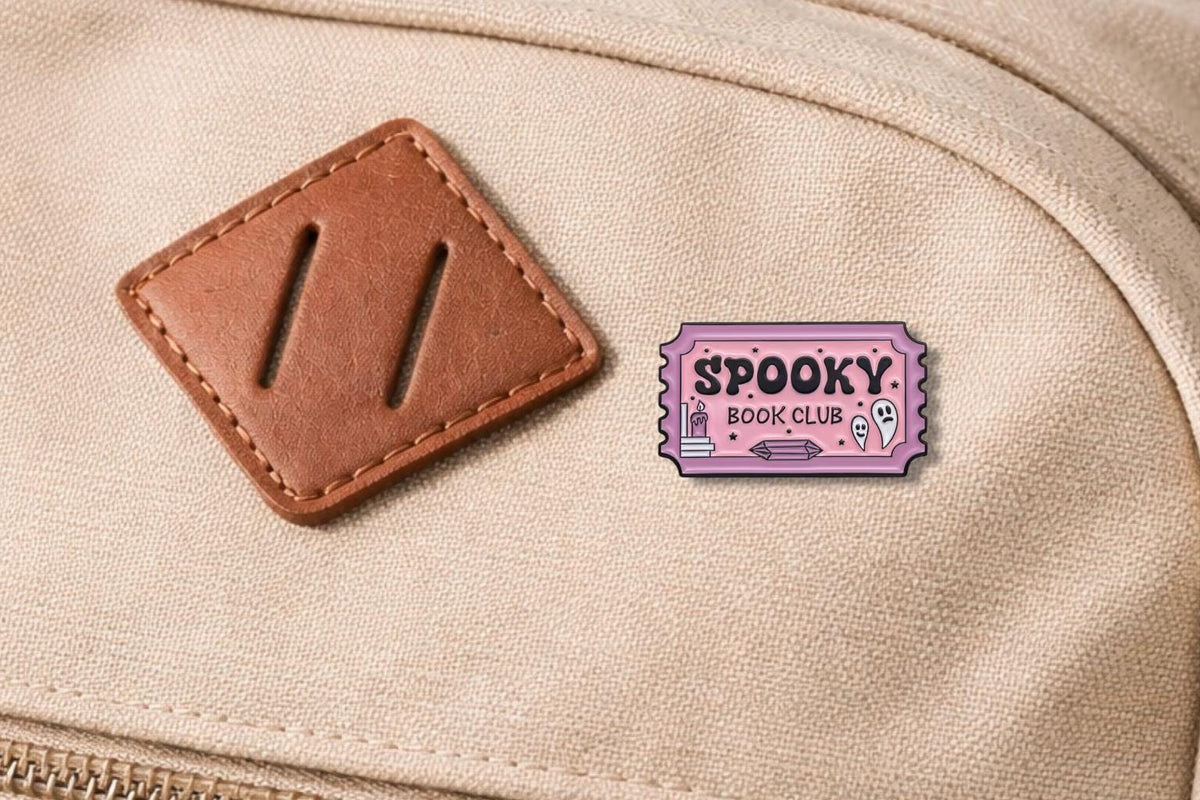 Stamp Bookmark Ticket Enamel Pin Cartoon Book Club Collection Brooch Backpack Collar Badge Lapel Jewelry Gift for Friend