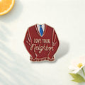 Jesus Loves All Enamel Pin Christian Faith Brooch Bible Verse Lapel Badge Religious Jewelry Gift for Christians Believers