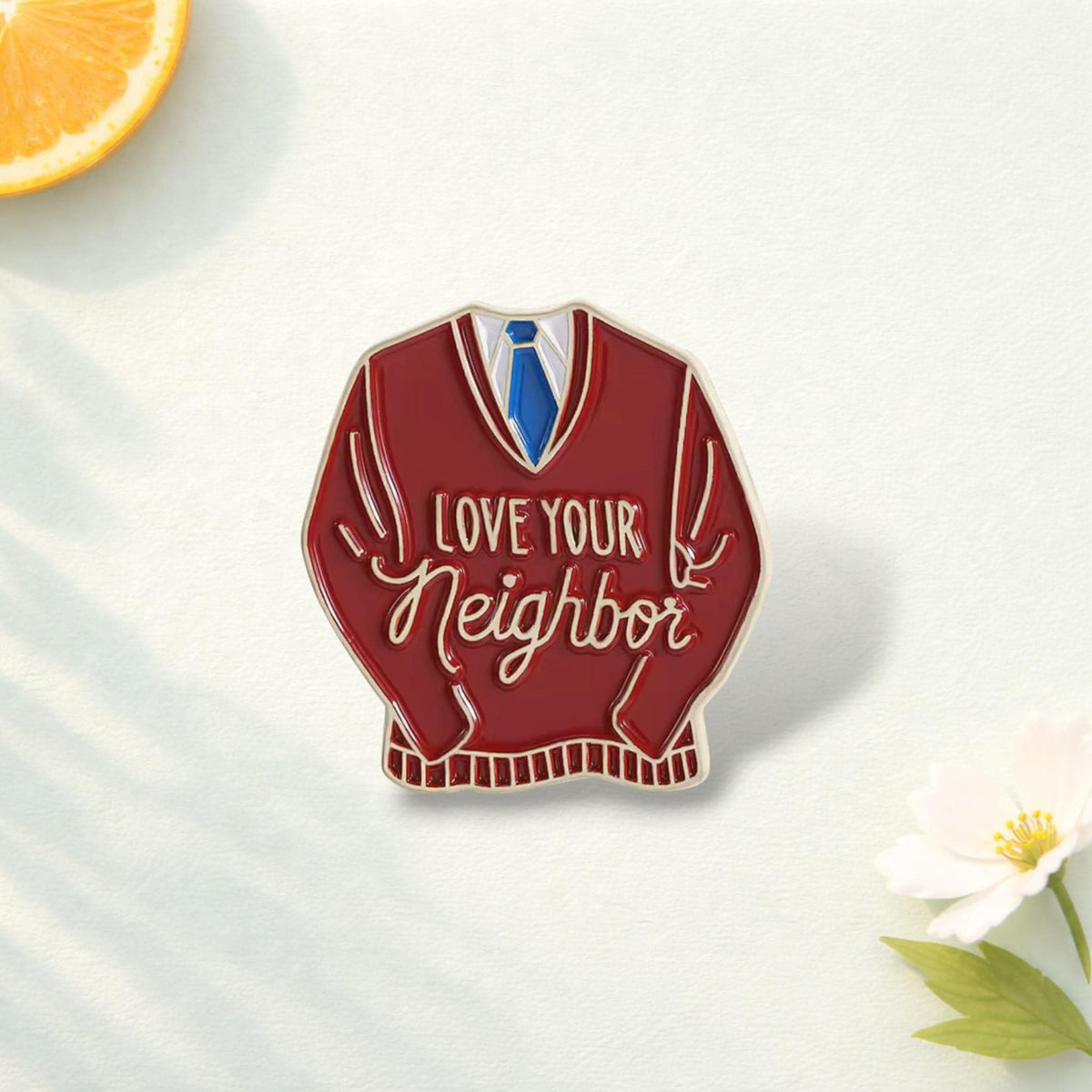 Jesus Loves All Enamel Pin Christian Faith Brooch Bible Verse Lapel Badge Religious Jewelry Gift for Christians Believers