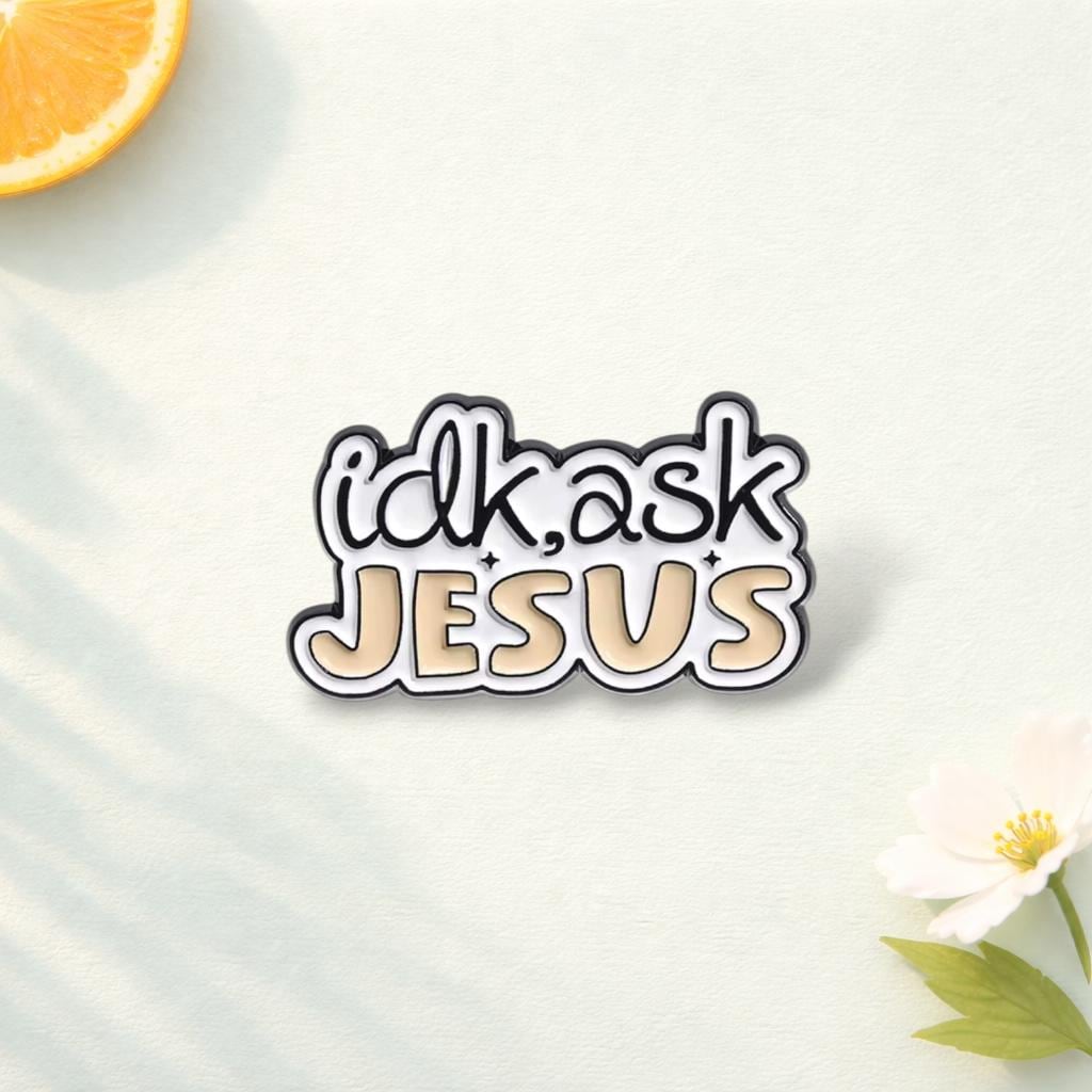 Funny Jesus Enamel Pin Y'all Need Jesus