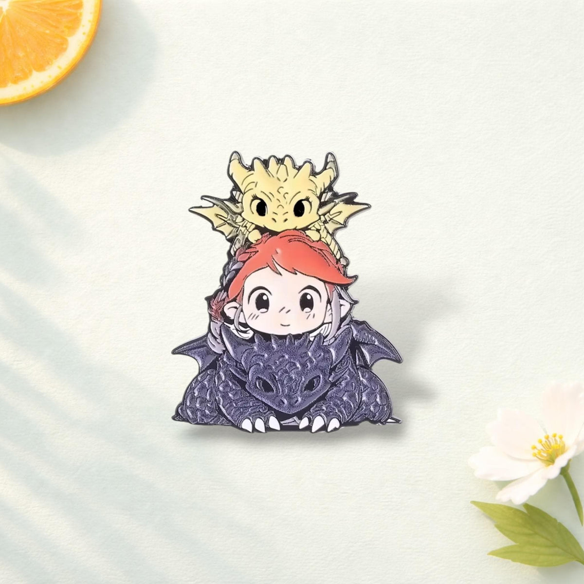 Fourth Wing Enamel Pin Set Creative Reading Badge Dragon Book Lover Gift Fantasy Reader Lapel Pin Elegant Accessory Decoration