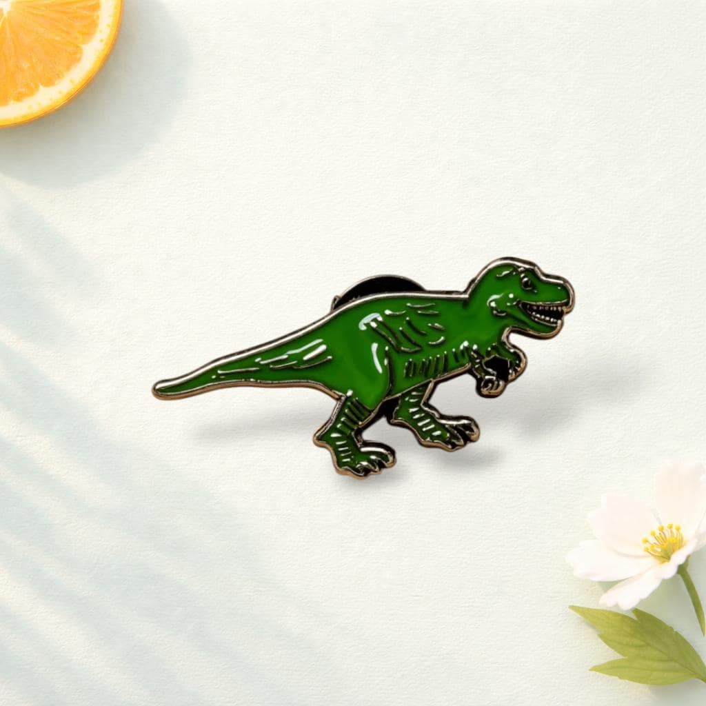 Tyrannosaurus Rex Enamel Pin Dinosaur Brooch T Rex Lapel Pin Dino Jewelry Backpack Hat Denim Clothing Gift for Dinosaur Lovers