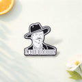 I'm Your Huckleberry Enamel Pin Movie Quote Character Brooch Funny Badge Fan Gift Cartoon Lapel Pin Jewelry Accessory Friends