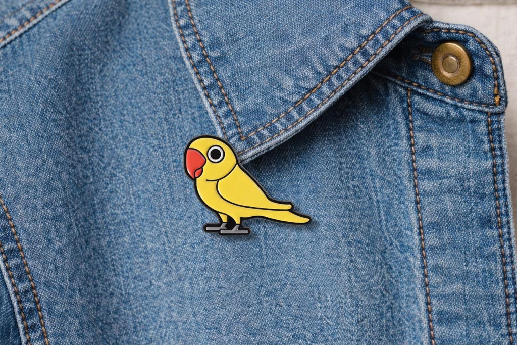 Cartoon Animal Parrot Enamel Pins Macaw Cockatoo Cockatiel Bird Brooch Lapel Backpack Badge Jewelry Gift
